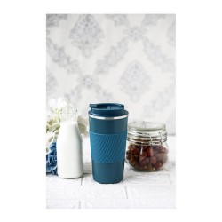 Black Goat Termos Mug, 500 ml, Mavi - Thumbnail