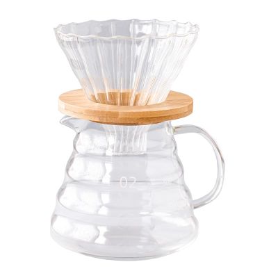 Black Goat V60 02 Cam Dripper, Şeffaf