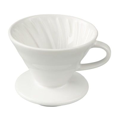 Black Goat V60 02 Seramik Dripper, Beyaz