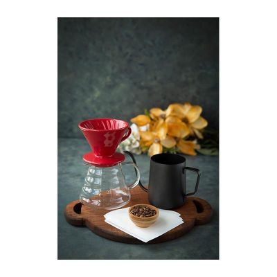 Black Goat V60 02 Seramik Dripper, Kırmızı