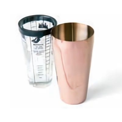 Biradlı - Biradlı Boston Shaker, 700 cl, Bakır