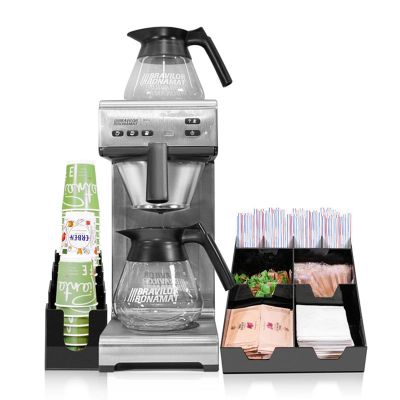 Bravilor Bonamat - Bravilor Bonamat Matic Filtre Kahve Makinesi + Peçete ve Karıştırıcı Standı + Bardaklık Standı