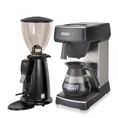 Bravilor Bonamat Novo Filtre Kahve Makinesi + Gaggia MD42 Kahve Değirmeni