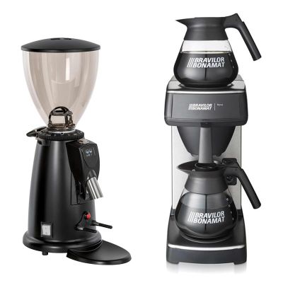 Bravilor Bonamat Novo Filtre Kahve Makinesi + Gaggia MD42 Kahve Değirmeni