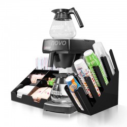 Bravilor Bonamat Novo Filtre Kahve Makinesi + Peçete ve Karıştırıcı Standı + Bardaklık Standı - Thumbnail