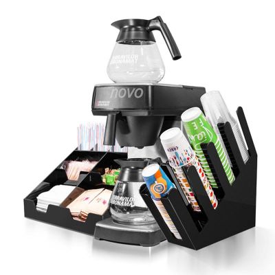 Bravilor Bonamat Novo Filtre Kahve Makinesi + Bardaklık Standı + Peçete ve Karıştırıcı Standı