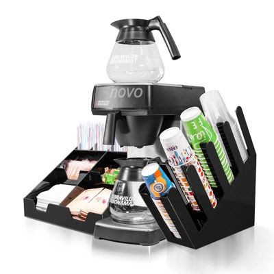 Bravilor Bonamat Novo Filtre Kahve Makinesi + Bardaklık Standı + Peçete ve Karıştırıcı Standı