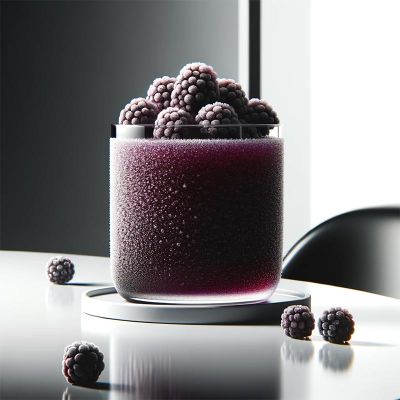 Buzzini Blackberry Flavoured Iced Drink Ice Slush Concentrate, 8 Kg - Buzzini