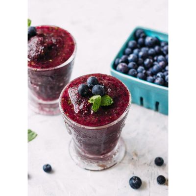 Buzzini Blueberry Flavoured Iced Beverage Ice Slush Concentrate, 8 Kg - Buzzini