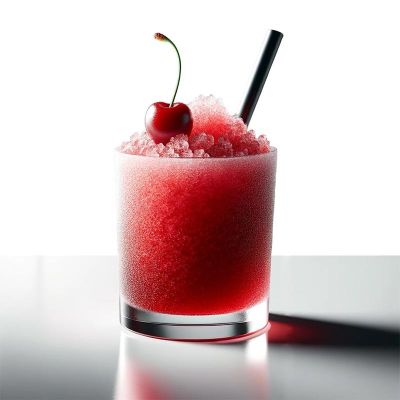 Buzzini Cherry Flavoured Iced Beverage Ice Slush Concentrate, 8 Kg - Buzzini