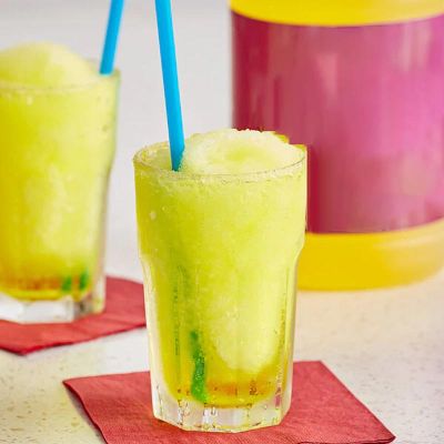 Buzzini Lemon Flavoured Ice Drink Ice Slush Concentrate, 8 Kg - Buzzini