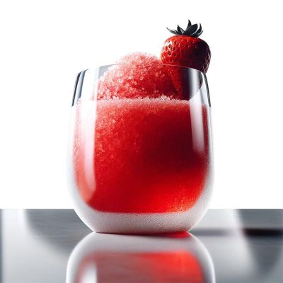 Buzzini Strawberry Flavoured Ice Drink Ice Slush Concentrate, 8 Kg - Buzzini