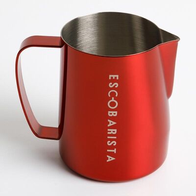 Cafemarkt - Cafemarkt Escobarista Barista Space Latte Pitcher, 600 ml, Ateş Kırmızı