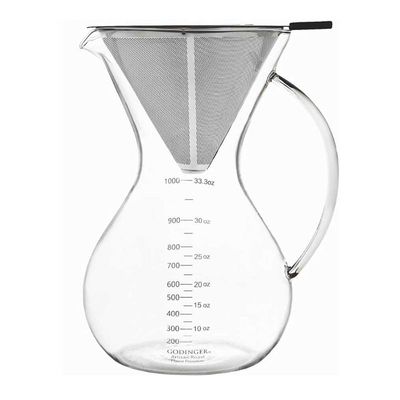 Epinox CK-1000 Chemex Doğal Kahve Demleyicisi, Çelik Filtreli, 8 Cup, 1000 ml