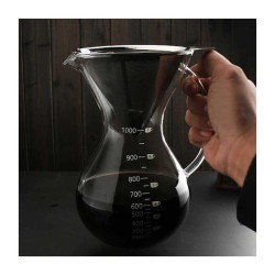 Epinox CK-1000 Chemex Doğal Kahve Demleyicisi, Çelik Filtreli, 8 Cup, 1000 ml - Thumbnail