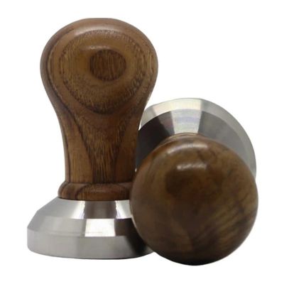 Cafemarkt - Cafemarkt Deco Klasik Tamper, 57 mm, Koyu Ceviz (1)