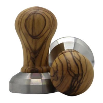 Cafemarkt - Cafemarkt Deco Tamper, 57 mm, Koyu Zeytin (1)