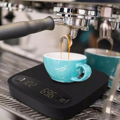 Escobarista Dijital Hassas Tartı, Led Ekranlı, Demleme Profilli