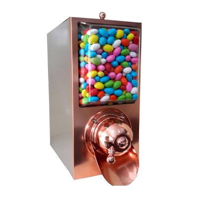 Cafemarkt - Cafemarkt Kare Kahve Silosu, Kapasite 5 Kg, Bakır (1)