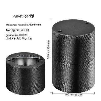 Cafemarkt Küre Buz Yapıcı Set, Siyah