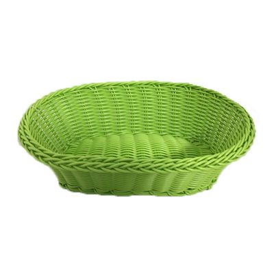 Epinox - Epinox Oval Ekmek Sepeti, İnce, Plastik, 24x17x7 cm, Yeşil