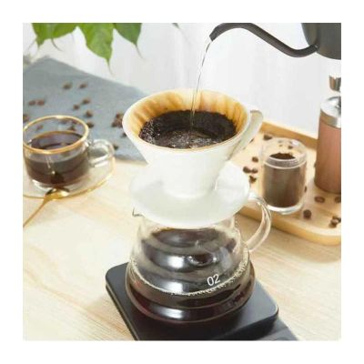 Epinox FSB-2 Seramik V60 Dripper, Beyaz