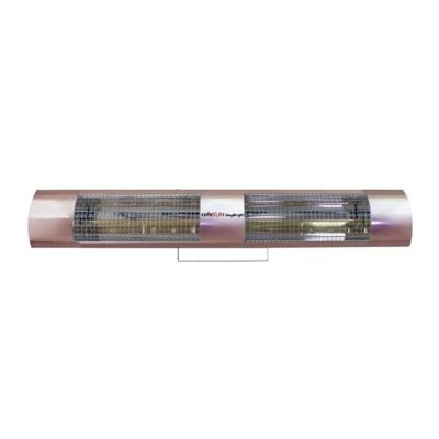 Cafesun - Cafesun Long Bright Cafe Tipi Isıtıcı, 2x1000 W, Inox