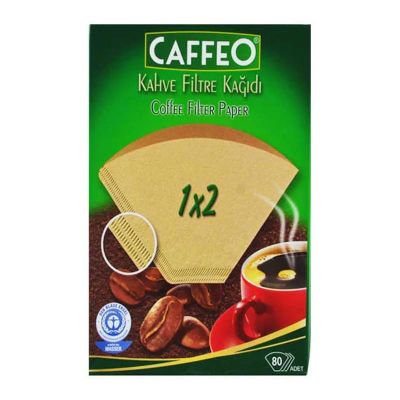 Caffeo 1x2 Kahve Filtre Kağıdı, 80 Adet