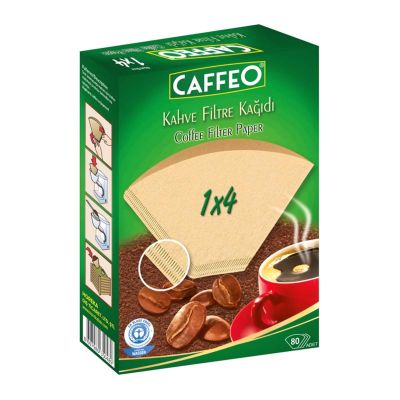 Caffeo - Caffeo 1x4 Kahve Filtre Kağıdı, 80 Adet