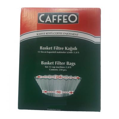Caffeo Kahve Filtre Kağıdı, 250/90 mm, 1000 Adet