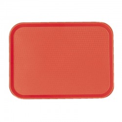 Cambro Fast Food Tepsi, 30x41 cm, Kırmızı - Thumbnail