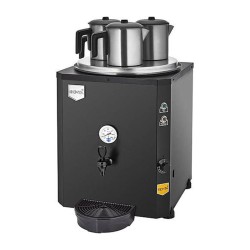 Remta DE10 Jumbo Çay Makinesi, 3 Demlikli, 40 L, Elektrikli, Siyah - Thumbnail
