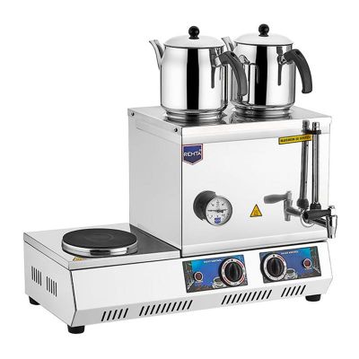 Remta - Remta 30 Model Çay Ocağı, Çift Demlikli, Ocaklı, 23 L, Elektrikli