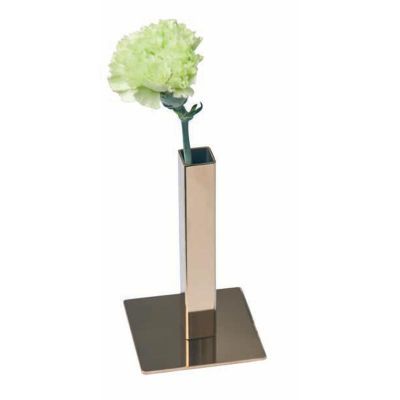 Biradlı - Biradlı Karanfillik, Çelik, Kare, 13 cm, Altın