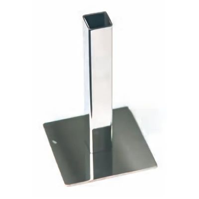 Biradlı - Biradlı Karanfillik, Çelik, Kare, 13 cm, Parlak