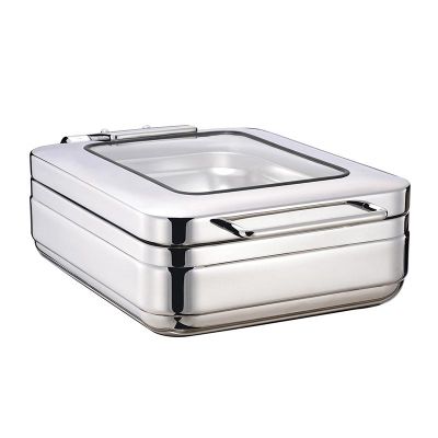 Öztiryakiler - Öztiryakiler Chafing Dish, 4 L, Kare, 31x45 mm
