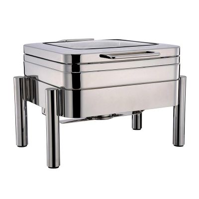 Öztiryakiler - Öztiryakiler Chafing Dish, 6 L, Kare, 49x49 mm