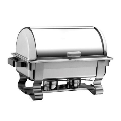 Öztiryakiler - Öztiryakiler Chafing Dish Yekpare Rolltop Kap, Was Ayak, Kızaklı