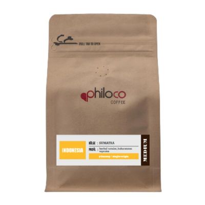Coffee Philoco Indonesia Sumatra Çekirdek Kahve, 250 gr
