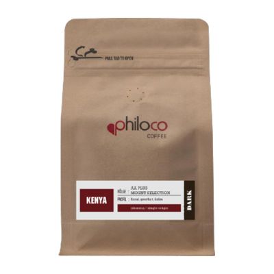 Coffee Philoco Kenya AA Plus Çekirdek Kahve, 250 gr