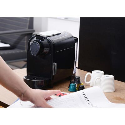 Coffee Tech Grand Maestro Kapsül Kahve Makinesi, Nespresso Kapsül Uyumlu, Siyah