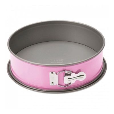Kaiser - Kaiser Colour Kek Kalıbı, Kelepçeli, 26 cm, Pembe