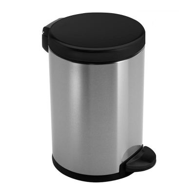 Öztiryakiler - Öztiryakiler Çöp Kovası, Paslanmaz, Paslanmaz Kapaklı, 3 L