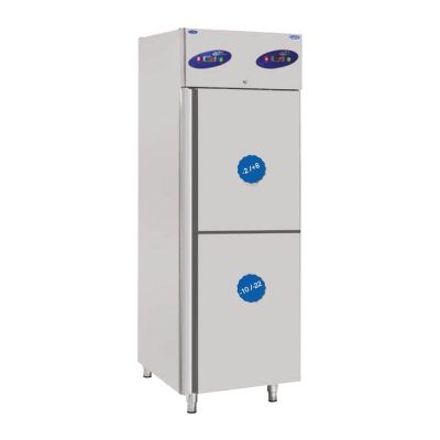 CSA CS-DBNLK-700 Dik Tip Buzdolabı & Derin Dondurucu, 2 Kapılı, 700 L