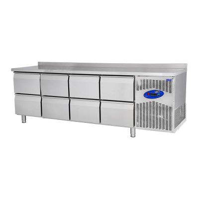 CSA CS-TEK 4-700 Tezgah Tipi Buzdolabı, 8 Çekmeceli, 632 L