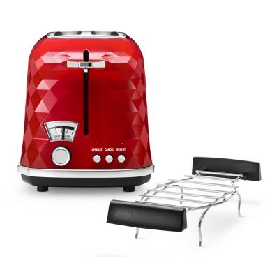 Delonghi - Delonghi CTJ2103 Briallante Ekmek Kızartma Makinesi, Kırmızı