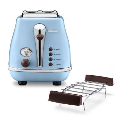Delonghi - Delonghi CTOV 2103.AZ Icona Vintage Ekmek Kızartma Makinesi, Açık Mavi (1)