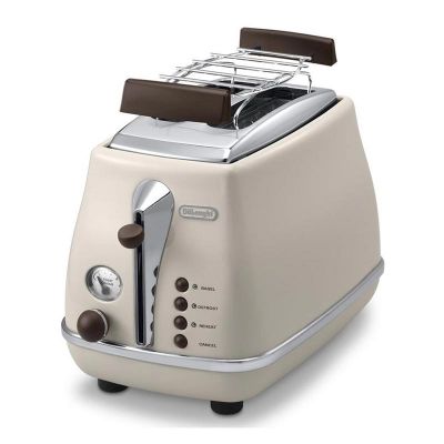 Delonghi - Delonghi CTOV 2103.BG Icona Ekmek Kızartma Makinesi, Bej