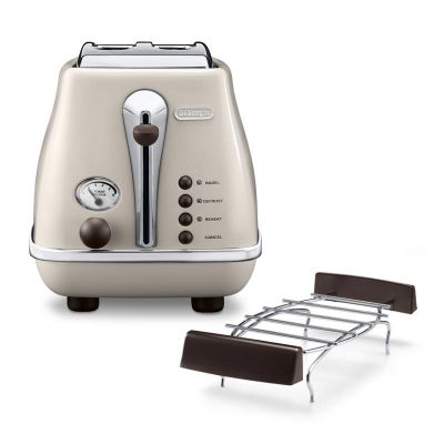 Delonghi - Delonghi CTOV 2103.BG Icona Ekmek Kızartma Makinesi, Bej (1)
