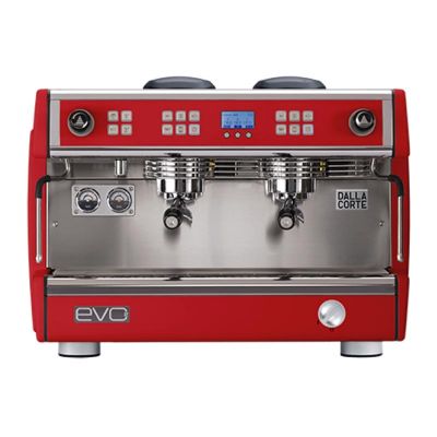 Dalla Corte - Dalla Corte Evo 2 Espresso Kahve Makinesi, 2 Gruplu, Kırmızı